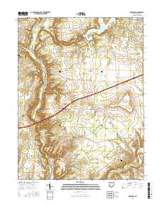 Oregonia 2016 topographic map thumbnail