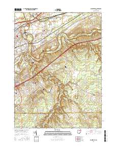 Painesville 2016 topographic map thumbnail