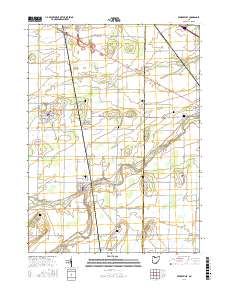 Pemberville 2016 topographic map thumbnail