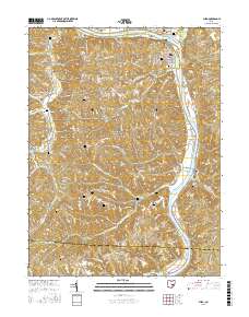 Philo 2016 topographic map thumbnail