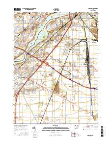 Rossford 2016 topographic map thumbnail