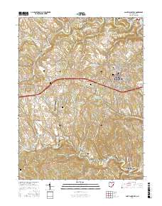 Saint Clairsville 2016 topographic map thumbnail