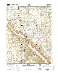 Saint Paris 2016 topographic map thumbnail