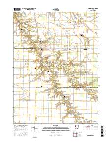 Ayersville 2016 topographic map thumbnail