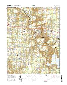 Batavia 2016 topographic map thumbnail