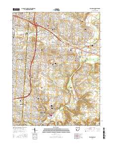 Bellbrook 2016 topographic map thumbnail