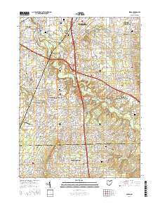 Berea 2016 topographic map thumbnail