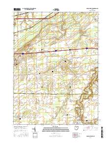 Berlin Heights 2016 topographic map thumbnail