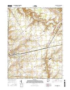 Blanchester 2016 topographic map thumbnail
