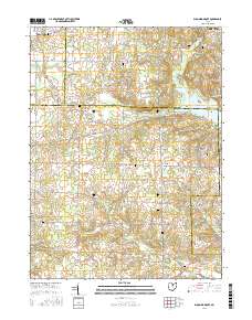 Blooming Grove 2016 topographic map thumbnail