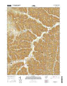 Blue Creek 2016 topographic map thumbnail