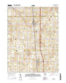 Botkins 2016 topographic map thumbnail