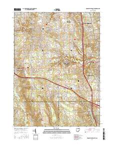 Broadview Heights 2016 topographic map thumbnail