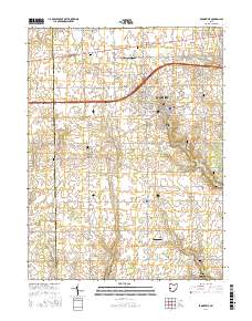 Brookville 2016 topographic map thumbnail