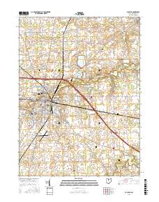 Bucyrus 2016 topographic map thumbnail