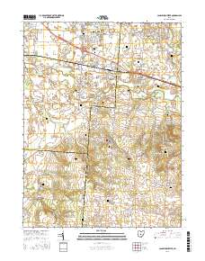 Canal Winchester 2016 topographic map thumbnail
