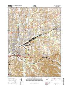 Canton East 2016 topographic map thumbnail