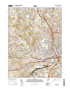 Canton West 2016 topographic map thumbnail