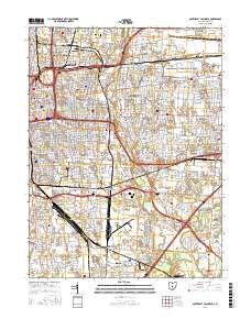 Southeast Columbus 2016 topographic map thumbnail