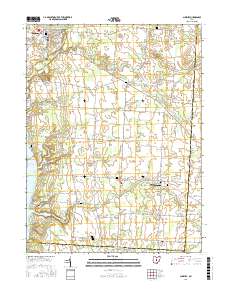 Sunbury 2016 topographic map thumbnail