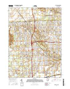 Sylvania 2016 topographic map thumbnail