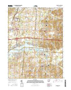 Thornville 2016 topographic map thumbnail