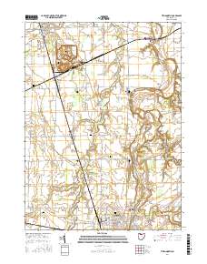 Tiffin North 2016 topographic map thumbnail