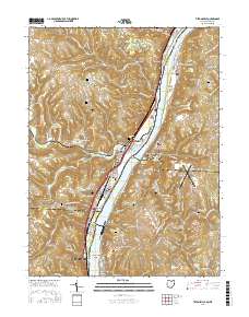 Tiltonsville 2016 topographic map thumbnail