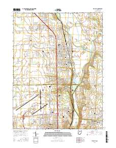 Tipp City 2016 topographic map thumbnail
