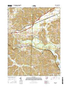 Toboso 2016 topographic map thumbnail