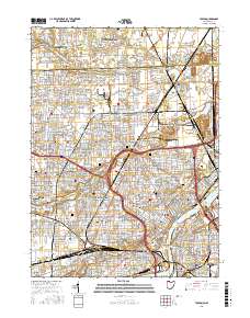 Toledo 2016 topographic map thumbnail