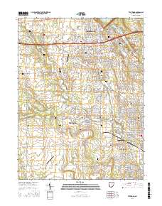 Trotwood 2016 topographic map thumbnail