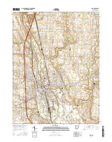 Troy 2016 topographic map thumbnail