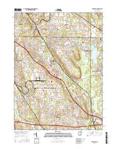 Twinsburg 2016 topographic map thumbnail