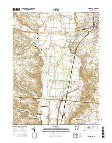 Urbana West 2016 topographic map thumbnail