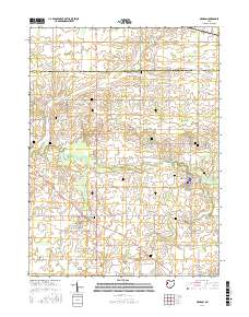 Mendon 2016 topographic map thumbnail