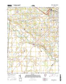 Milford Center 2016 topographic map thumbnail