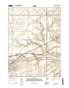 Napoleon East 2016 topographic map thumbnail