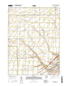 Napoleon West 2016 topographic map thumbnail
