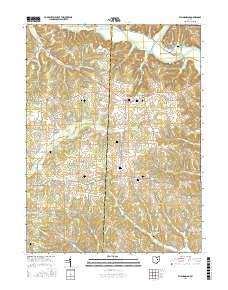 Walhonding 2016 topographic map thumbnail