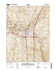 Wapakoneta 2016 topographic map thumbnail