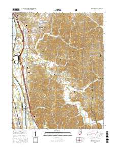 Wheelersburg 2016 topographic map thumbnail