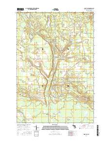 Seney NW 2017 topographic map thumbnail