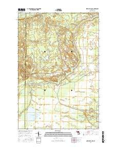 Sheephead Lake 2017 topographic map thumbnail