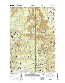 Sidnaw 2017 topographic map thumbnail