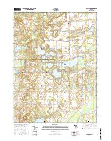 Sister Lakes 2017 topographic map thumbnail
