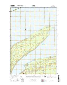 Skanee North 2017 topographic map thumbnail