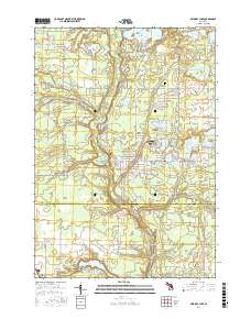 Skidway Lake 2017 topographic map thumbnail