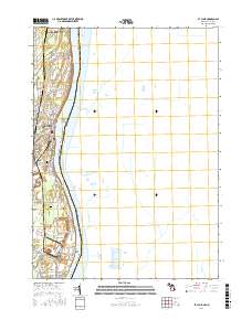 St. Clair 2017 topographic map thumbnail