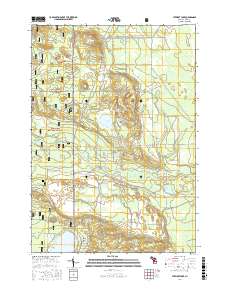 Stewart Lake 2017 topographic map thumbnail